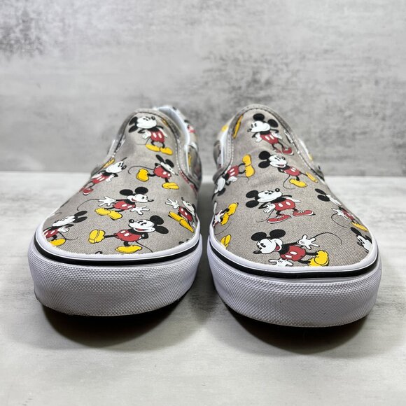Vans Disney Mickey Mouse Classic Slip On Sneakers - Men's Size 11.5 - Picture 3 of 10